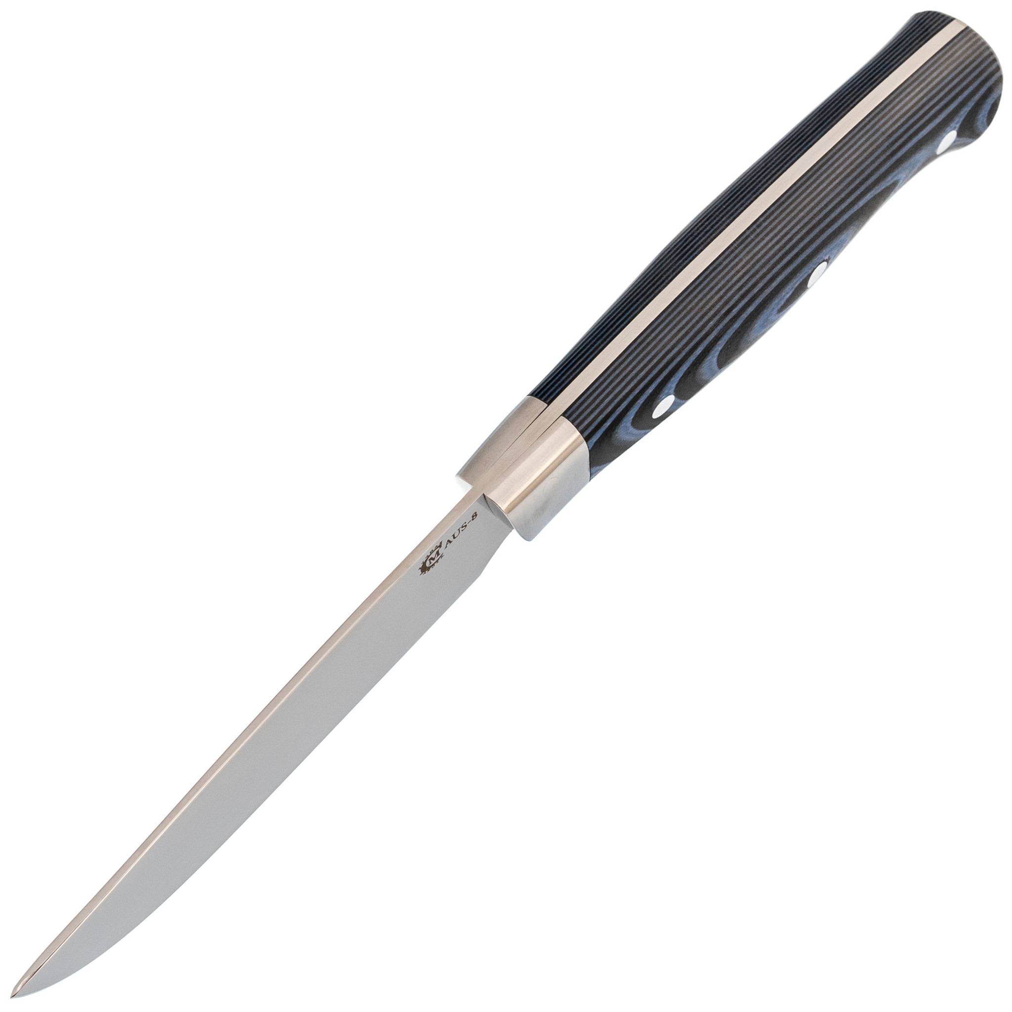 фото Нож овощной-2, сталь aus-8, рукоять g10 кузница семина