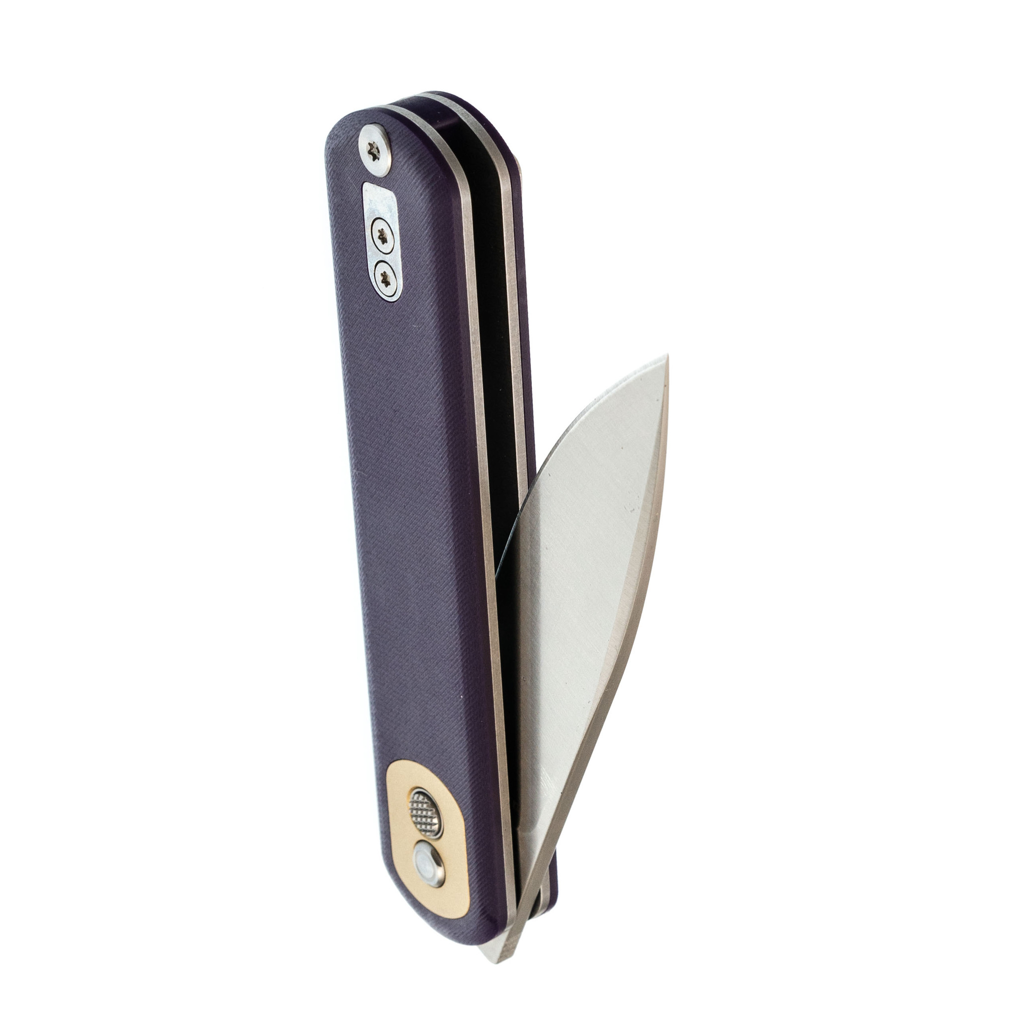 Складной нож Corgi Vosteed, сталь 14C28N, рукоять G10, фиолетовый - фото 4