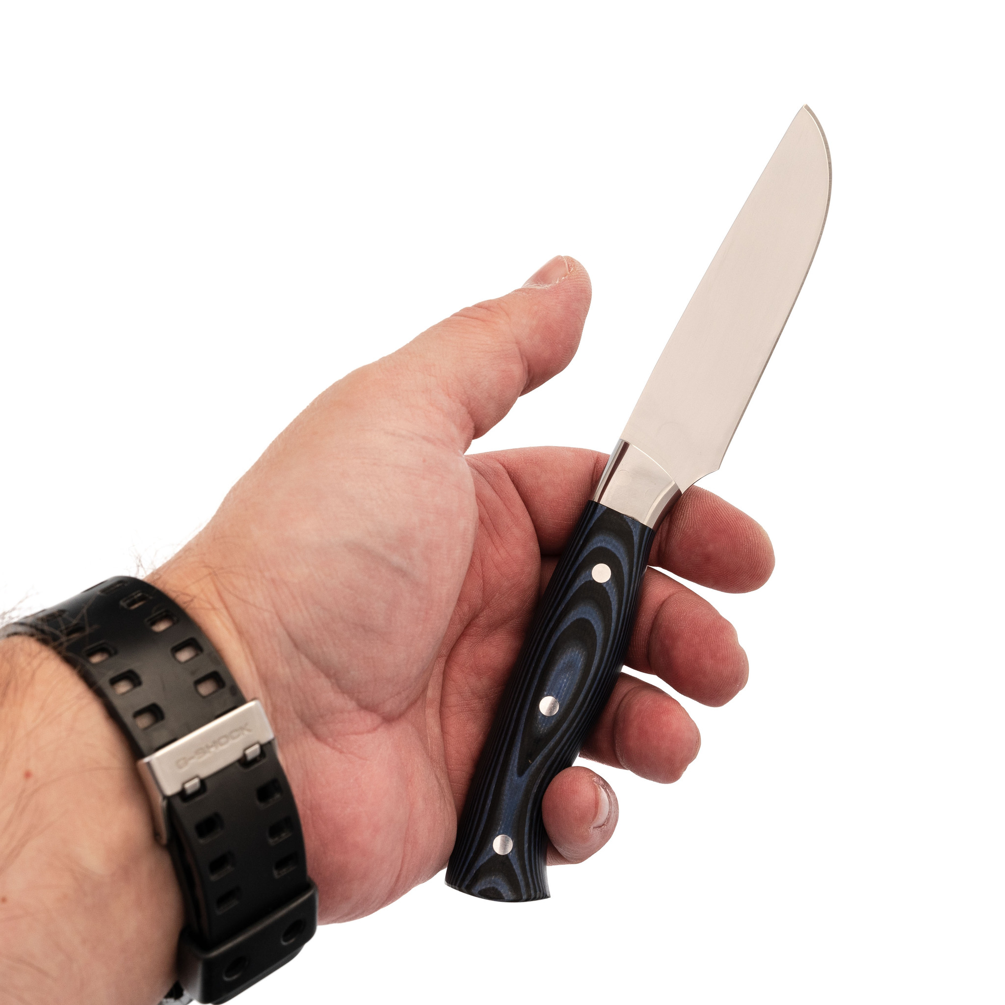Нож Овощной-2, сталь AUS-8, рукоять G10 - фото 4