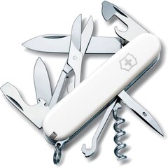 Фото Нож перочинный Victorinox Climber, сталь X55CrMo14, рукоять Cellidor®, белый, 14 функций, 91мм