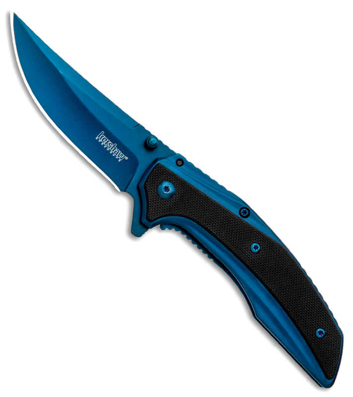 Нож складной Outright - KERSHAW 8320, сталь 8Cr13MoV, рукоять G10, синий
