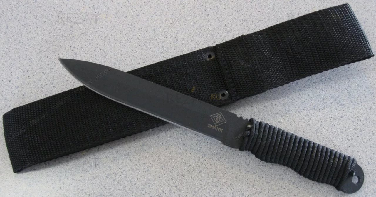 фото Нож с фиксированным клинком "blackcordwrap" ontario