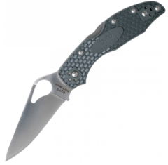 Фото Нож складной Meadowlark Grey 2 Spyderco, сталь 8Cr13MOV, рукоять термопластик FRN