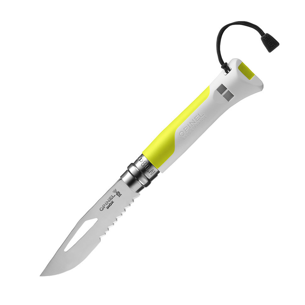 Складной нож Opinel №8 Fluo Yellow, пластик от Ножиков