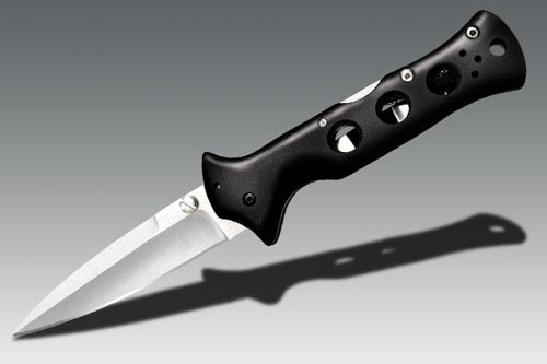 Складной нож Counter Point II - Cold Steel 10ACNC, сталь 440C, рукоять Grivory® (высококачественный полимер) черная - фото 5