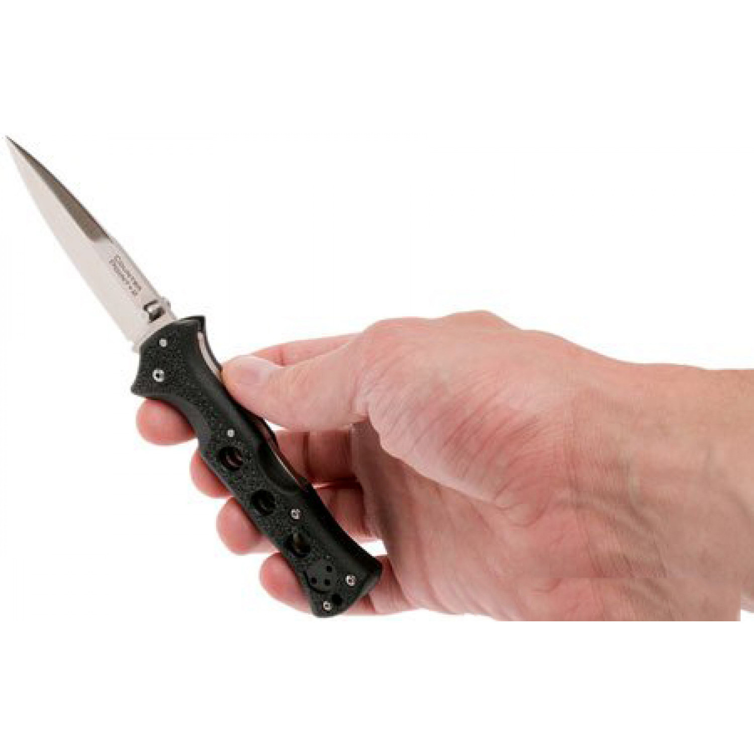 Складной нож Counter Point II - Cold Steel 10ACNC, сталь 440C, рукоять Grivory® (высококачественный полимер) черная - фото 6