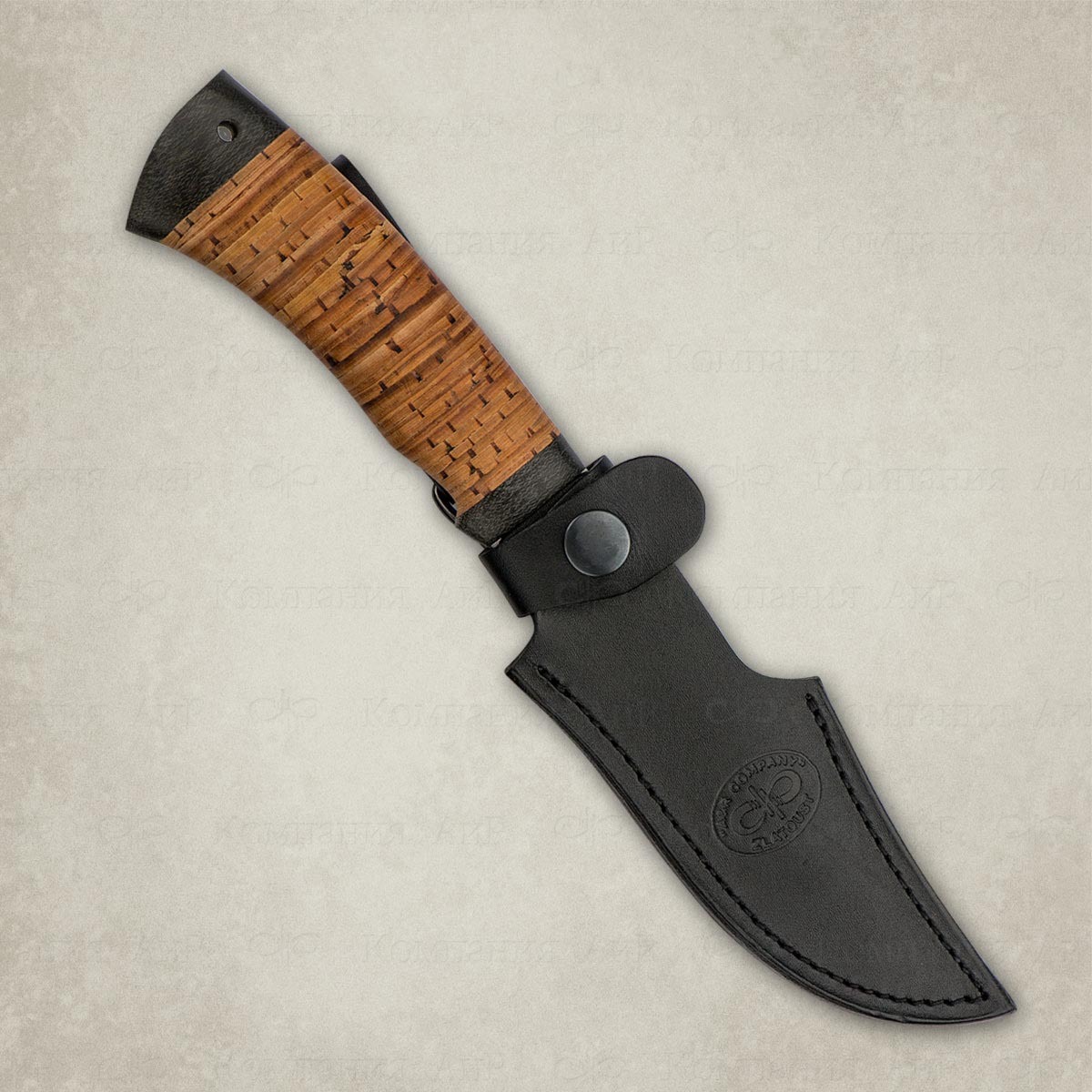 Нож АиР Хазар, сталь К-340, рукоять береста - фото 4