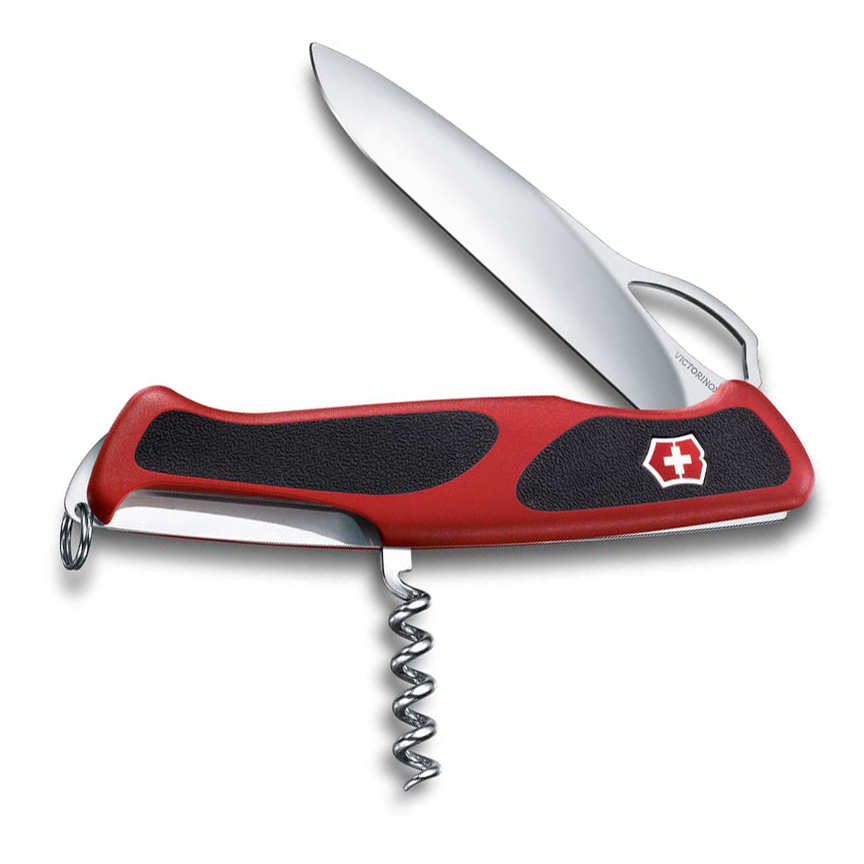 Нож перочинный Victorinox RangerGrip 63 0.9523.MC 130мм 5 функций красно-чёрный - фото 2