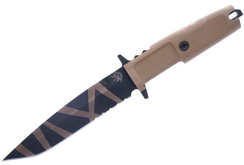 Нож с фиксированным клинком Extrema Ratio Col Moschin Desert Warfare - Laser Engraving, сталь Bhler N690, рукоять пластик