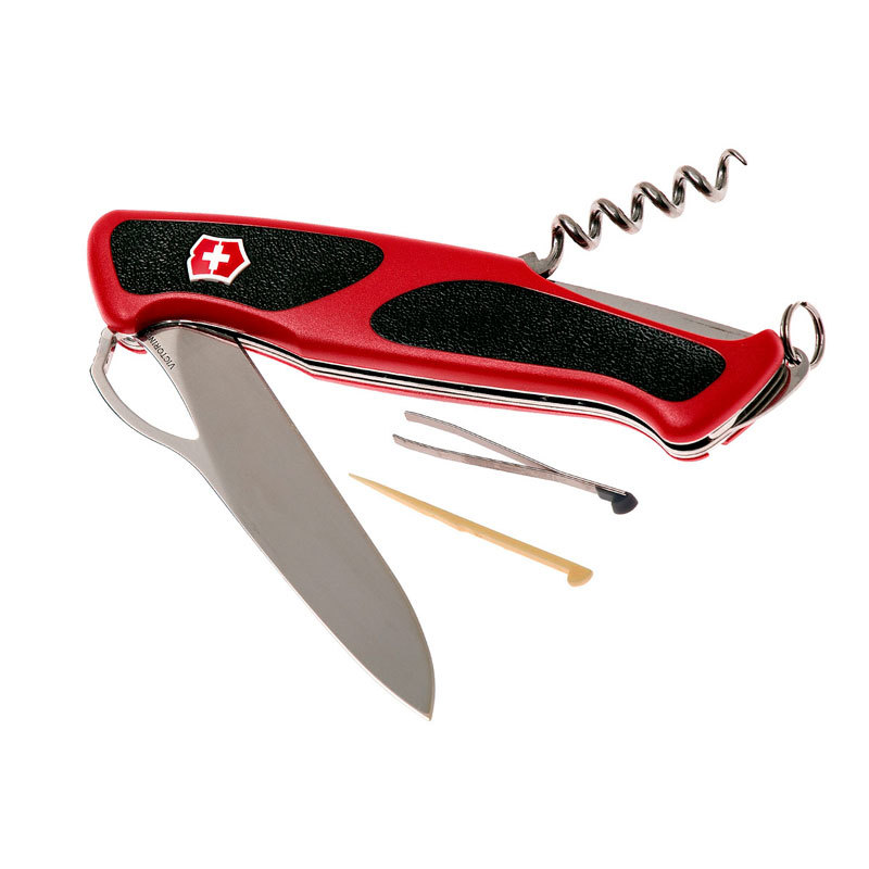 Нож перочинный Victorinox RangerGrip 63 0.9523.MC 130мм 5 функций красно-чёрный - фото 3