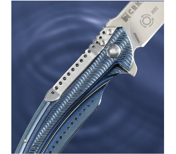 Складной нож CRKT Ripple Blue, сталь Acuto 440, рукоять