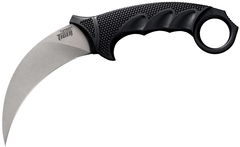 Фото Керамбит Cold Steel Steel Tiger, сталь AUS-8A, рукоять кратон, черный