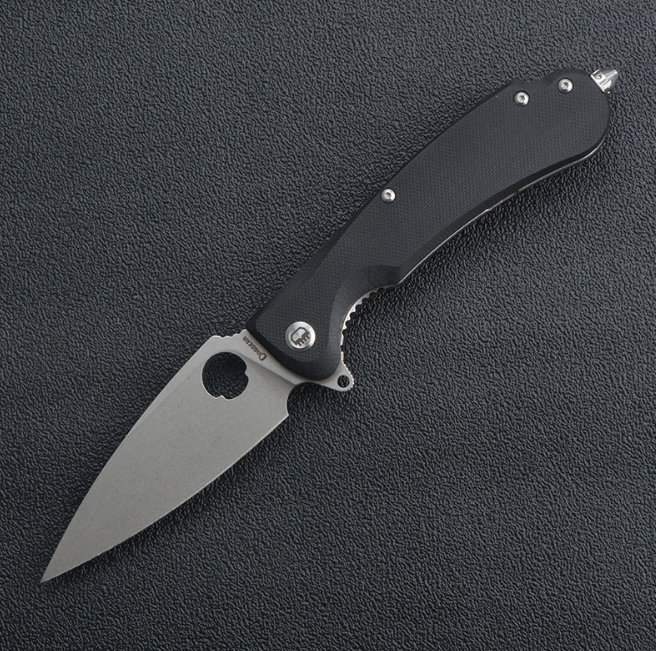 Складной нож Daggerr Resident Black SW, сталь D2, рукоять G10 - фото 1