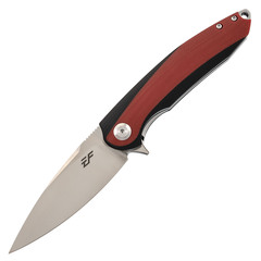 Фото Складной нож Eafengrow EF954 Red, сталь D2, тактический фолдер, рукоять G10, черный/красный