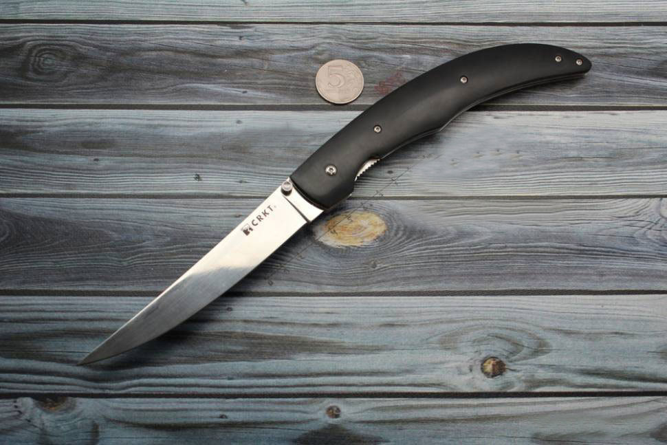 Складной нож CRKT Surf' N Turf Folder, сталь 5Cr15MoV, рукоять ацетальная смола (полиоксиметилен) - фото 5