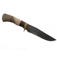 Фото Нож Егерь, дамаск