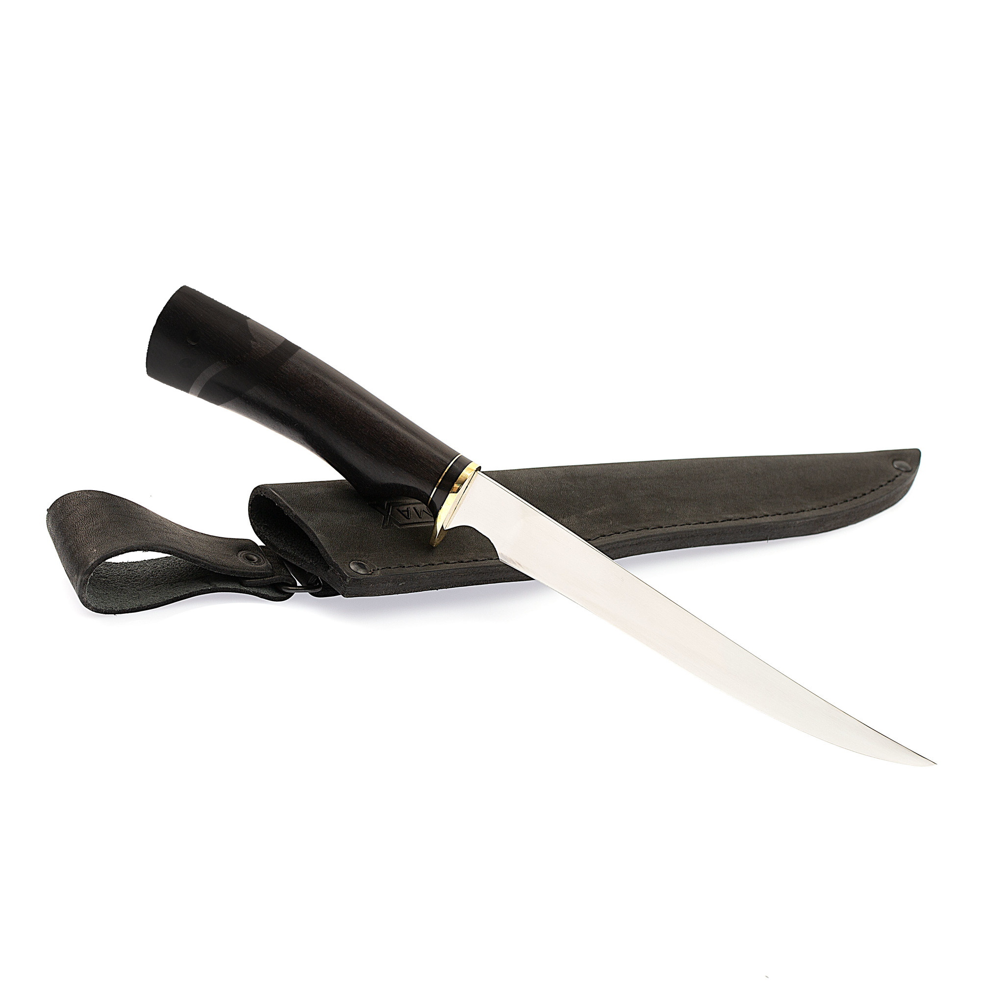 Нож Филейный большой, сталь 95х18, граб - фото 4