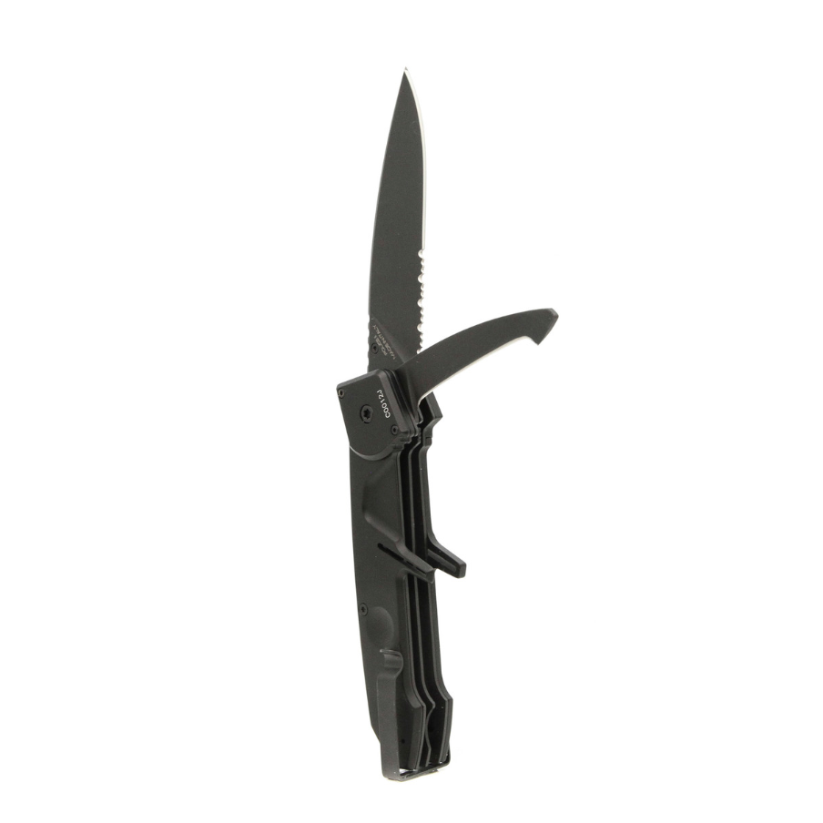Многофункциональный складной нож с выкидным стропорезом Extrema Ratio Police II, сталь Bhler N690, рукоять алюминий - фото 4