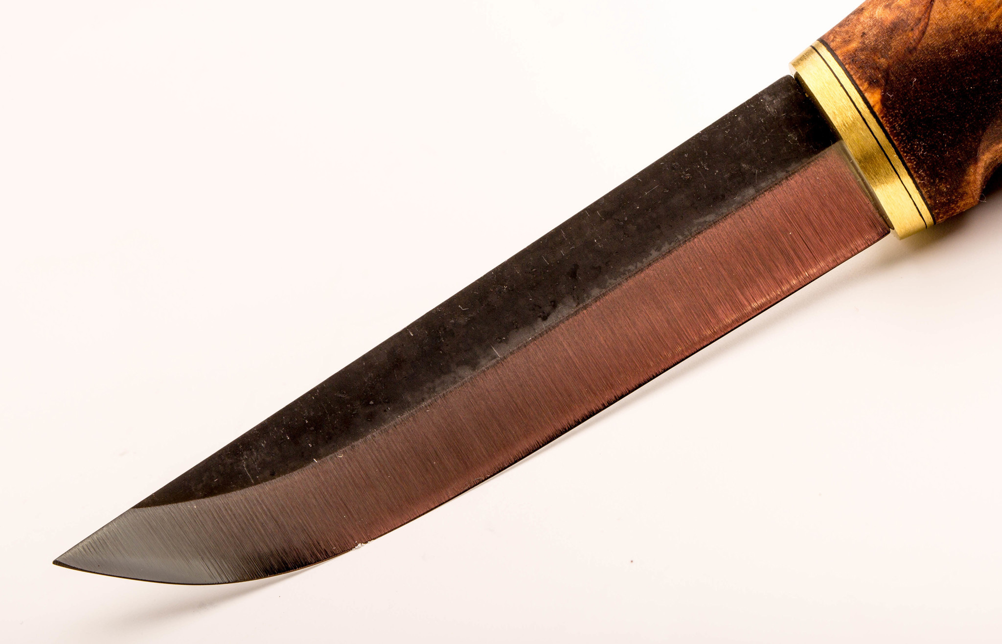Нож Ahti Puukko Vaara 95, финская береза, сталь Carbon - фото 3