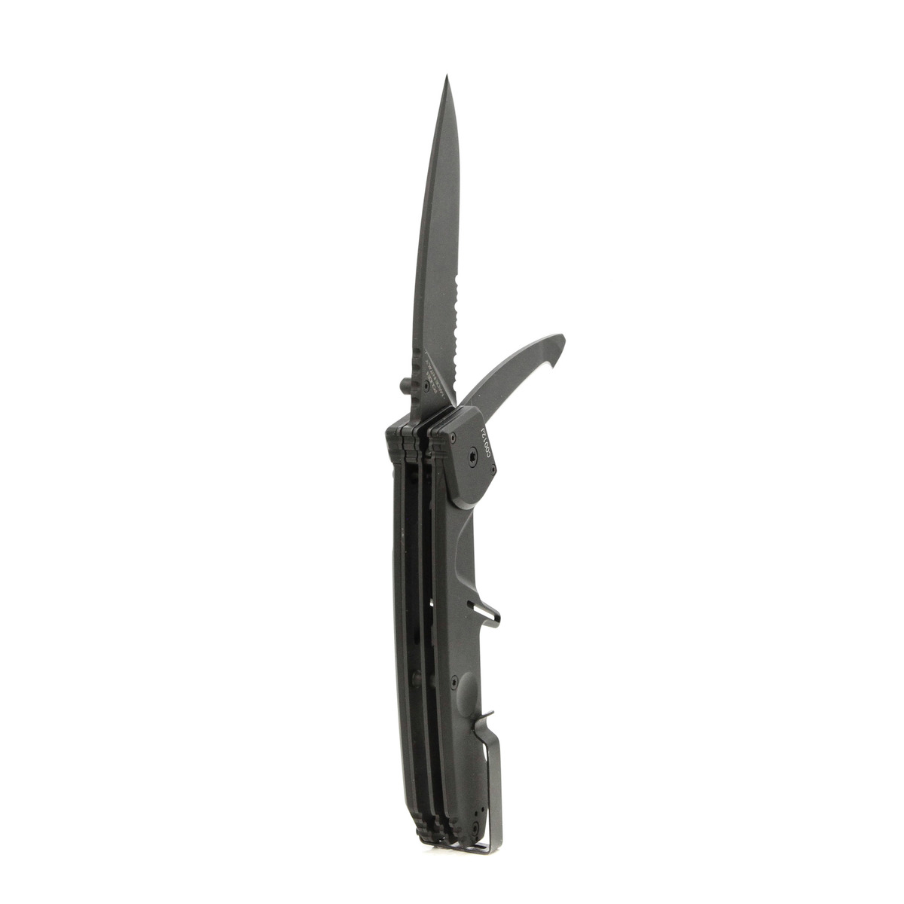 Многофункциональный складной нож с выкидным стропорезом Extrema Ratio Police II, сталь Bhler N690, рукоять алюминий - фото 6