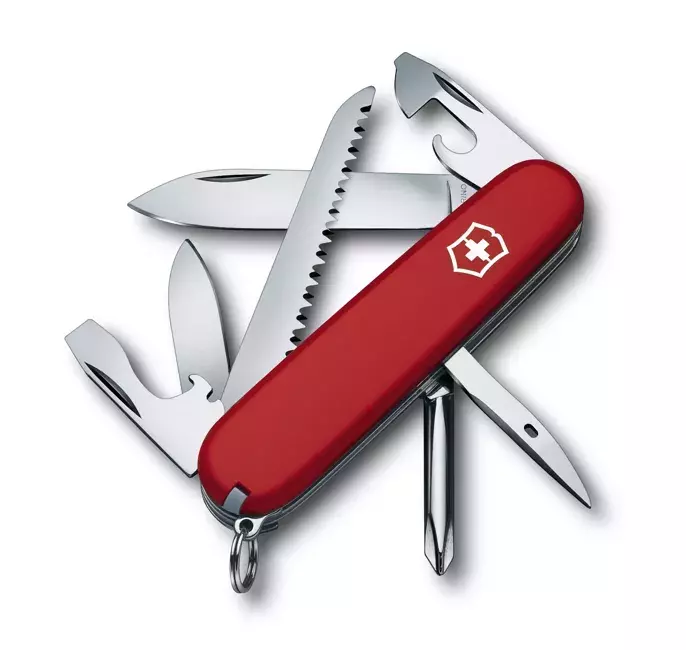 Нож перочинный Victorinox Hiker 1.4613 91мм 13 функций красный швейцарский нож swiza d03 standard 95 мм 11 функций салатовый