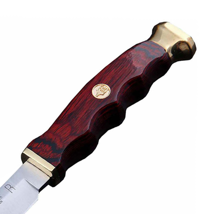 Нож с фиксированным клинком Bowie, Pakka Wood Handles 14.0 см. - фото 4