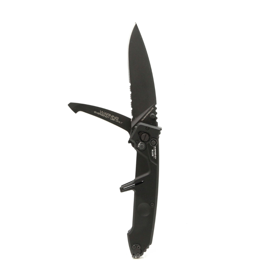 Многофункциональный складной нож с выкидным стропорезом Extrema Ratio Police II, сталь Bhler N690, рукоять алюминий - фото 8
