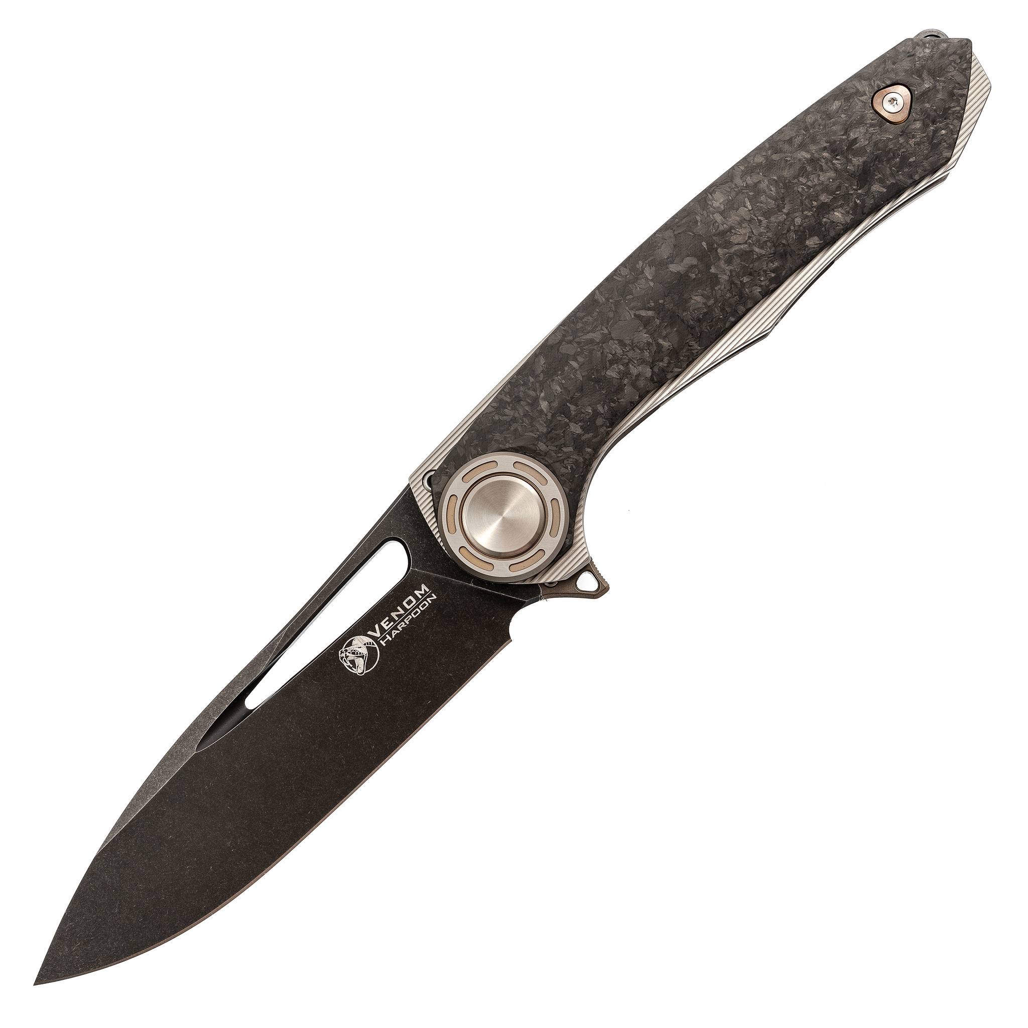 Складной нож Harpoon Black (Гарпун) от Kevin John, сталь M390