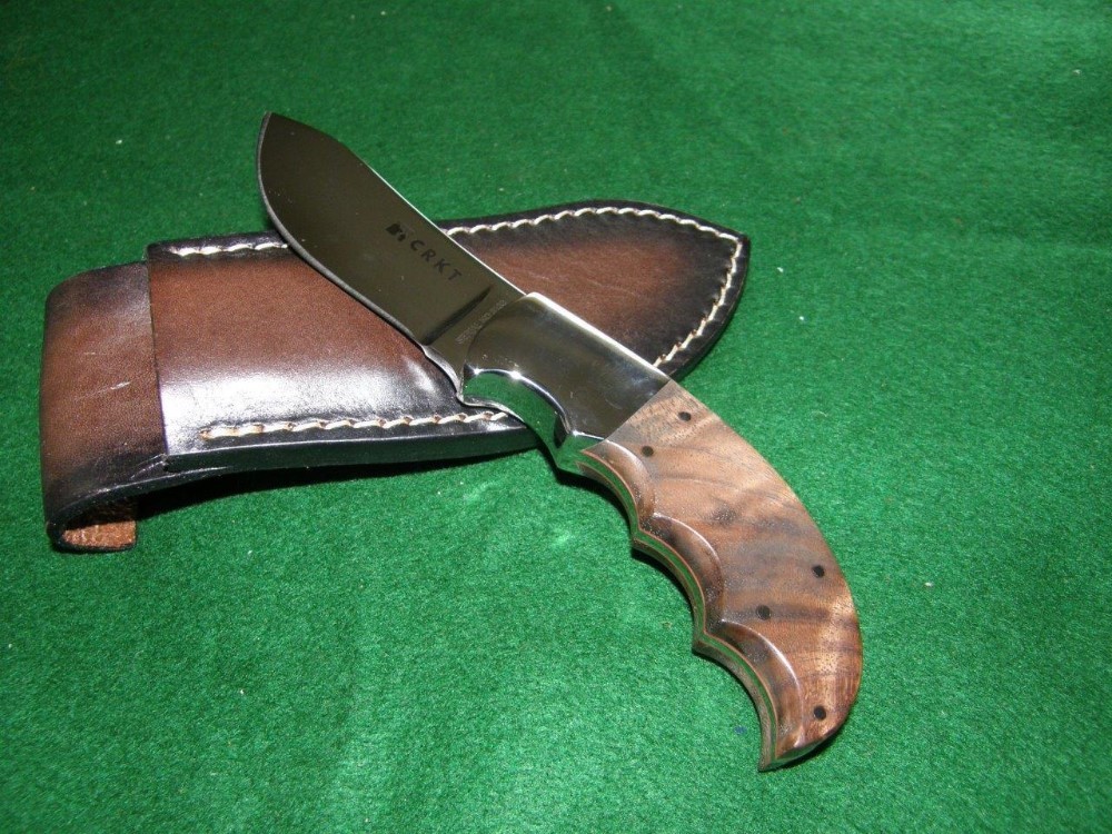 Нож с фиксированным клинком CRKT Bez Tine, сталь 1. 4116 (X50CrMoV 15), рукоять дерево - фото 6
