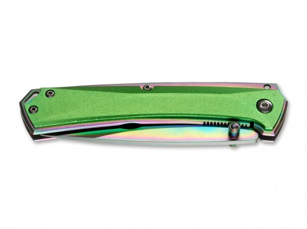 Нож складной Boker Matte Rainbow, сталь 440A, рукоять сталь - фото 2