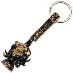 Фото Брелок Медуза Горгона, бронза