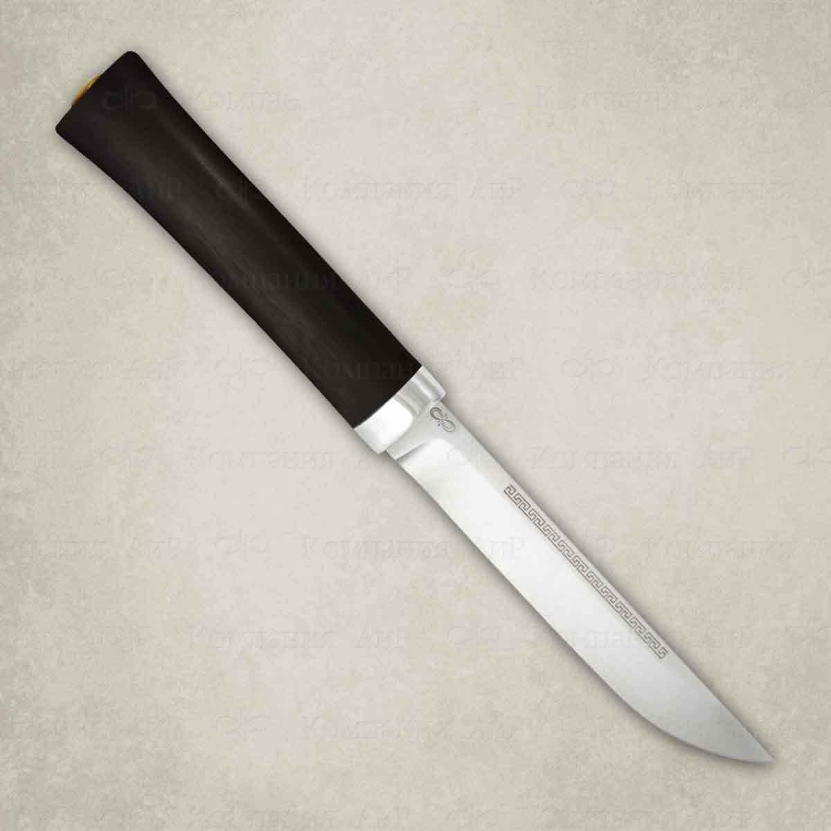 Нож АиР Бурятский малый, сталь 100х13м, рукоять граб