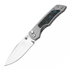 Фото Складной нож Artisan Cutlery Wizard, сталь S90V, рукоять титан/карбон