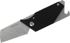 Фото Складной нож Sinkevich Design Pub - KERSHAW 4036BLK, сталь клинка 8Cr13MoV (Stonewashed), рукоять алюминий/сталь