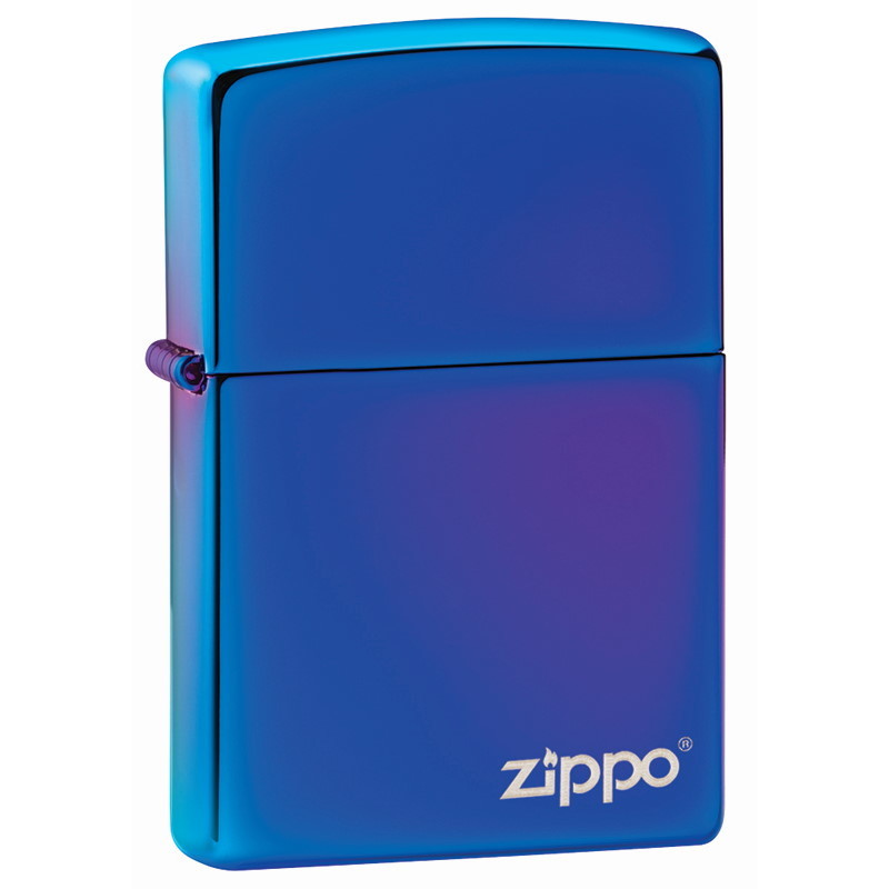 Зажигалка ZIPPO Classic с покрытием High Polish Indigo, латунь/сталь, синяя, глянцевая, 36x12x56 мм - фото 1