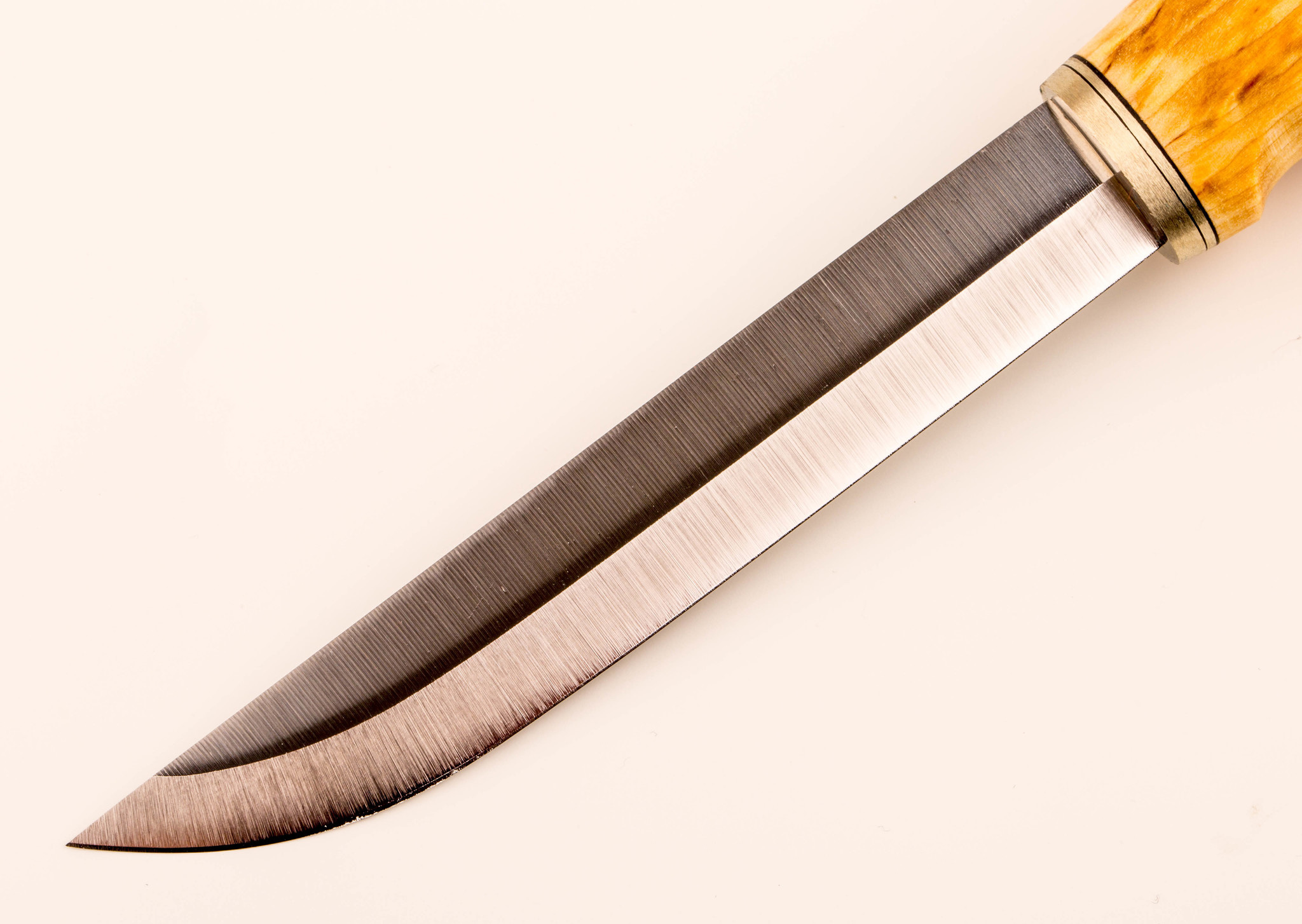 Нож Ahti Puukko Vaara 125 SS, финская береза, сталь Carbon - фото 2