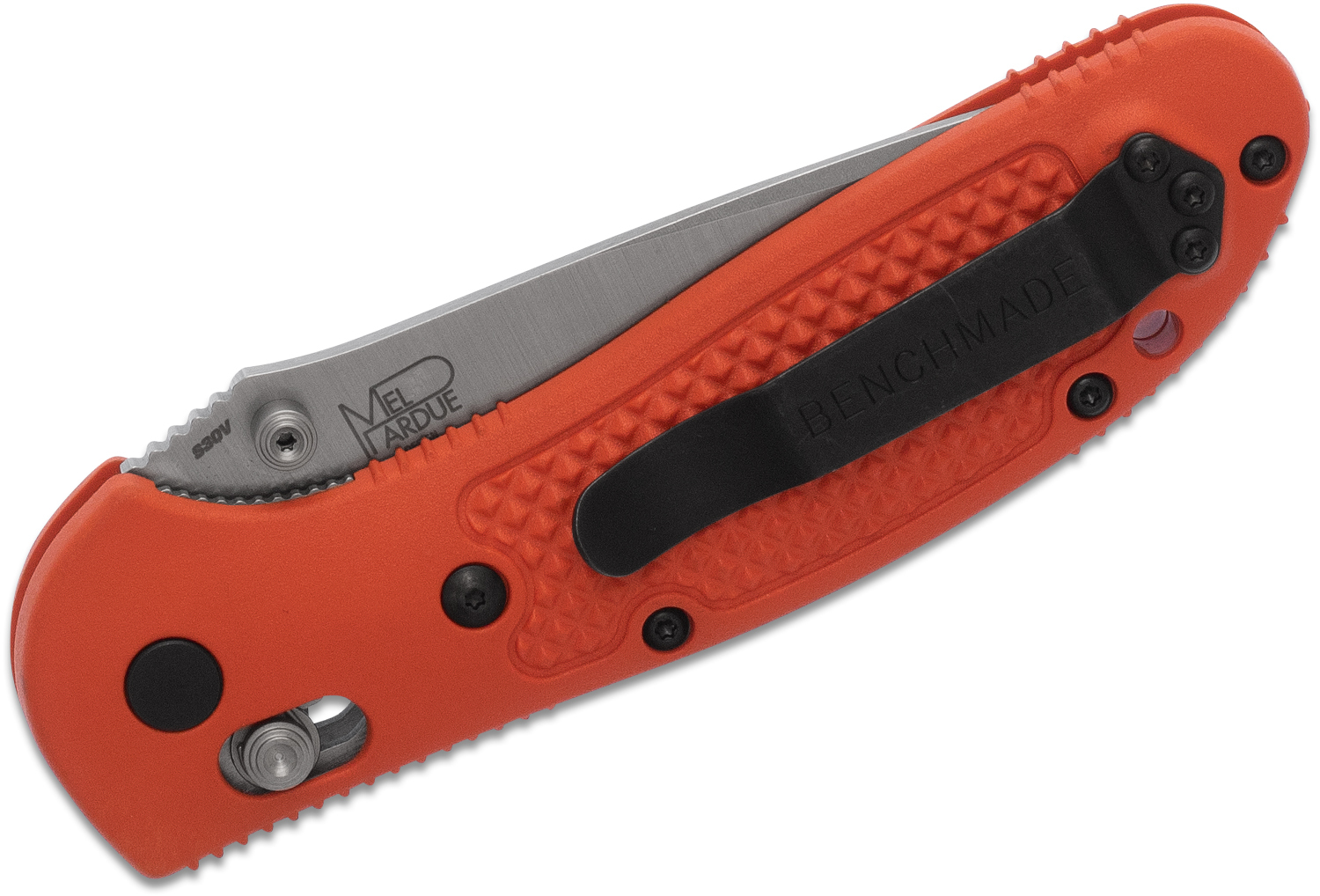 Нож складной Benchmade Griptilian 551 Series, Satin Finish S30V Blade, Orange Noryl GTX Handle - фото 3