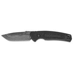 Фото Автоматический нож Kershaw Launch 16, сталь Damascus, рукоять алюминий, черный