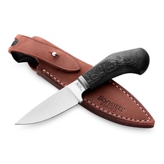 Фото Нож с фиксированным клинком LionSteel Willy, сталь М390, рукоять карбон