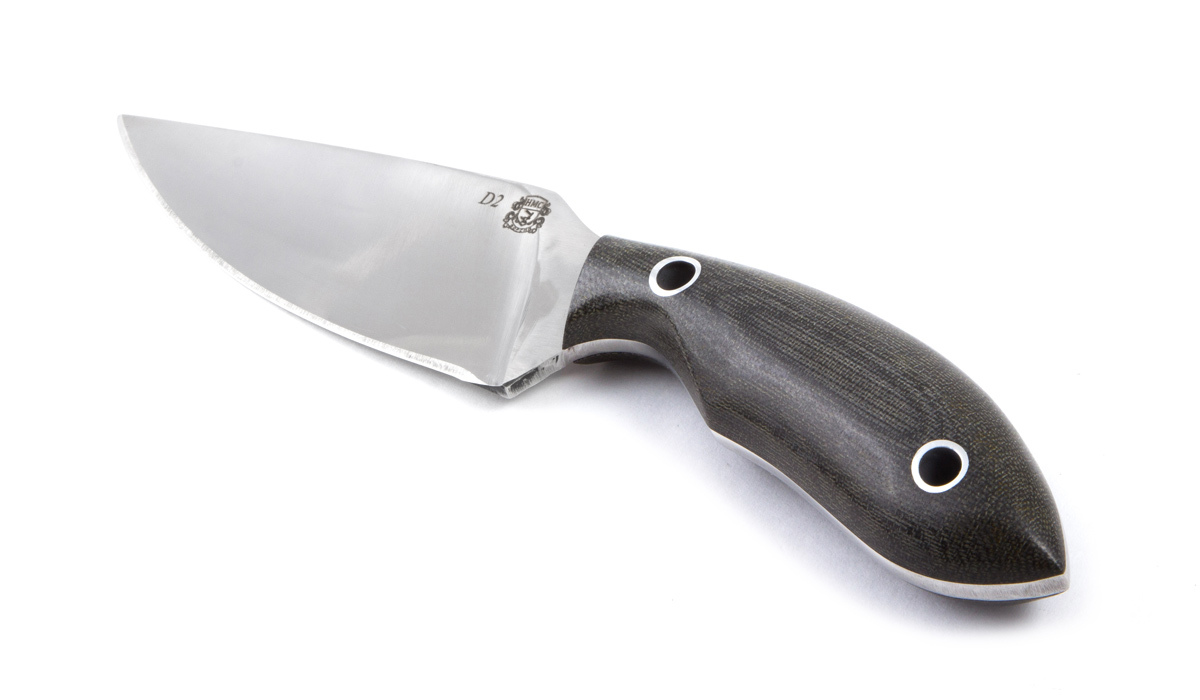 фото Нож цельнометаллический f7, сталь d2 мастерская сковородихина