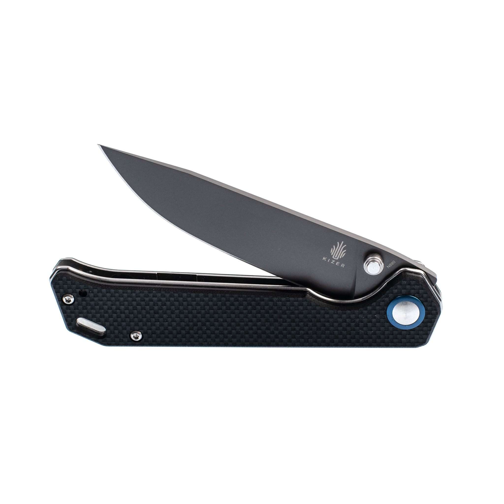 Складной нож Kizer Begleiter, сталь N690, рукоять Black G10 - фото 5