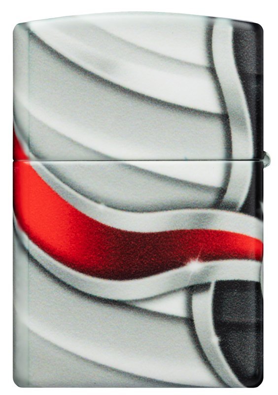 Зажигалка ZIPPO Flame Design White Matte, латунь/сталь, 38x13x57 мм - фото 4