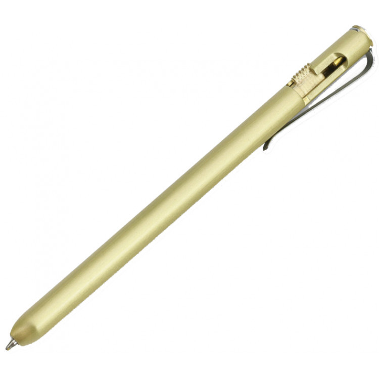 Тактическая ручка Rocket Pen Brass, Boker Plus 09BO062, золотистая. Фото №5