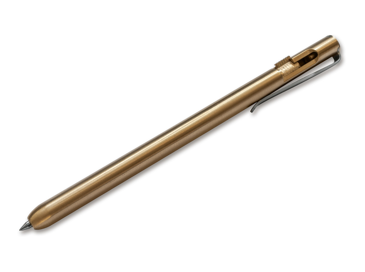 Тактическая ручка Rocket Pen Brass, Boker Plus 09BO062, золотистая. Фото №7