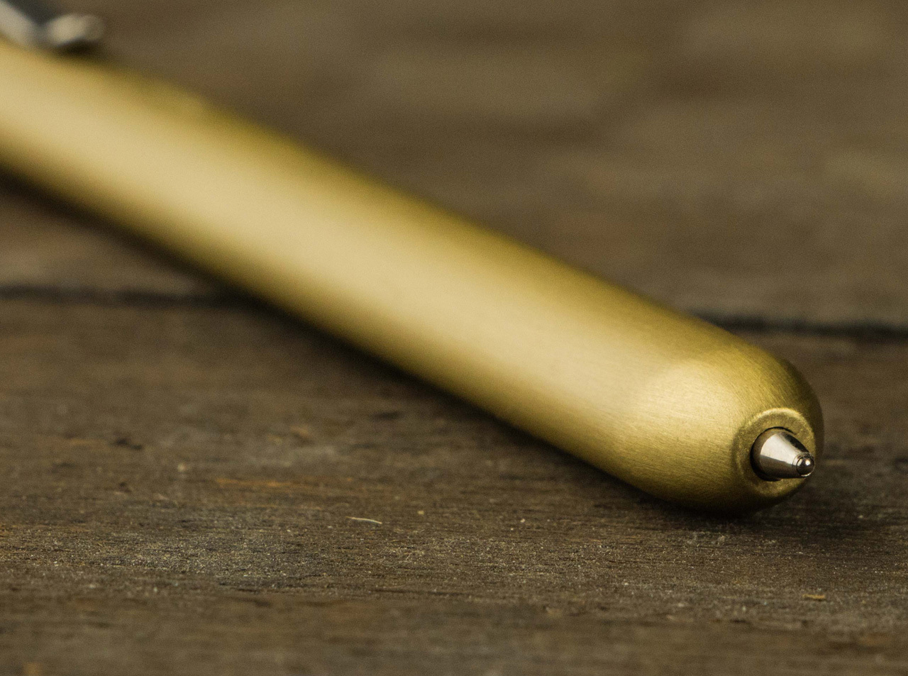 Тактическая ручка Rocket Pen Brass, Boker Plus 09BO062, золотистая. Фото №8