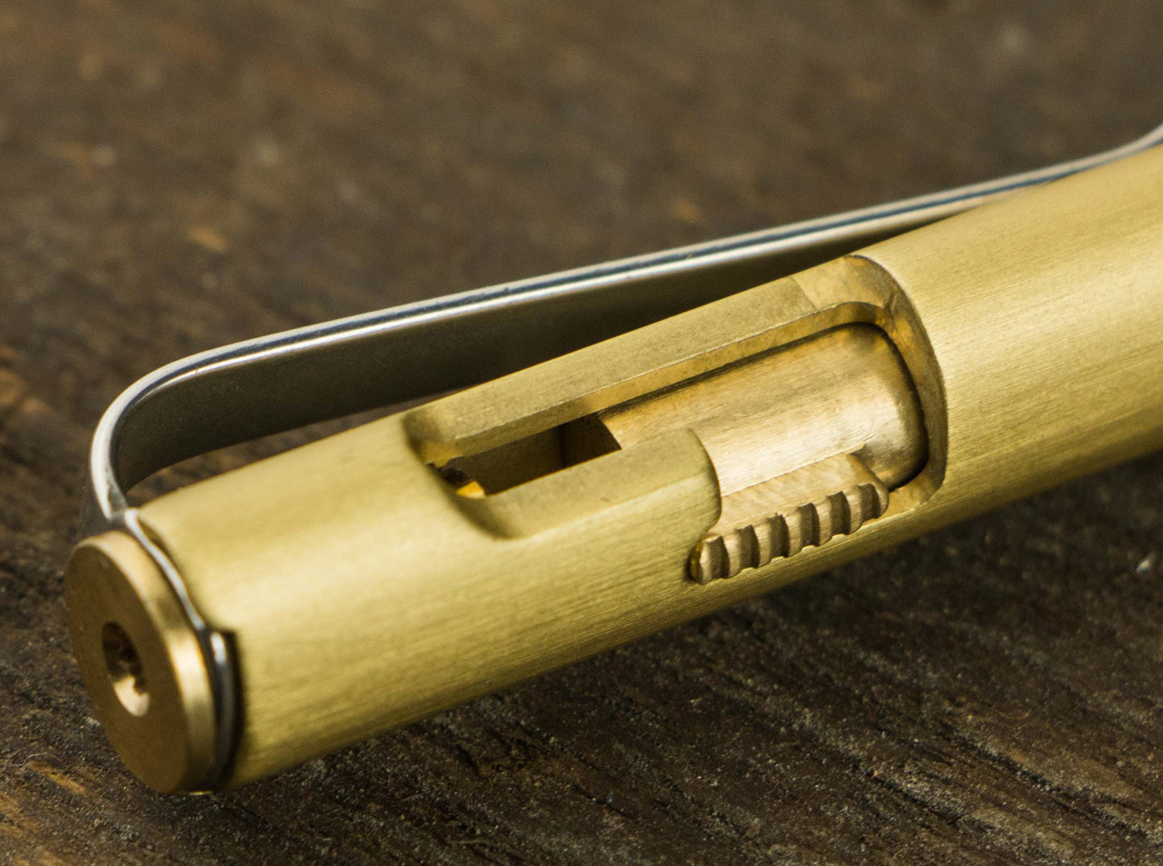 Тактическая ручка Rocket Pen Brass, Boker Plus 09BO062, золотистая. Фото №9