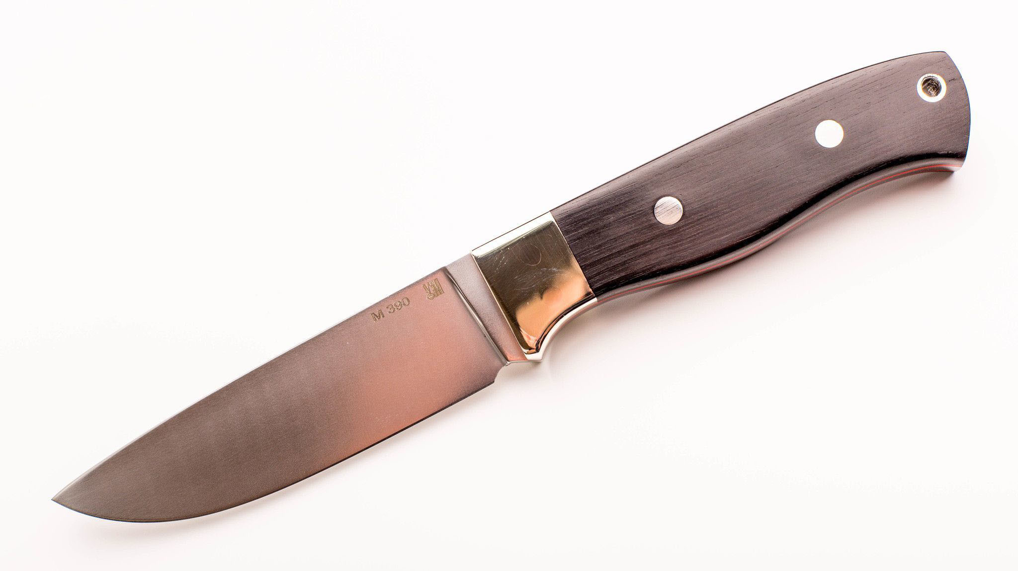 Нож цельнометаллический Перо 1, сталь M390, граб от Ножиков