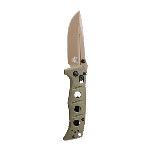 фото Нож складной benchmade mini adamas 273fe-2, сталь cru-wear, оливковая рукоять g10