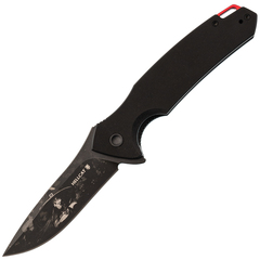 Фото Складной нож Mr.Blade Hellcat LE Ghost blackwash сталь VG-10, рукоять Black G10