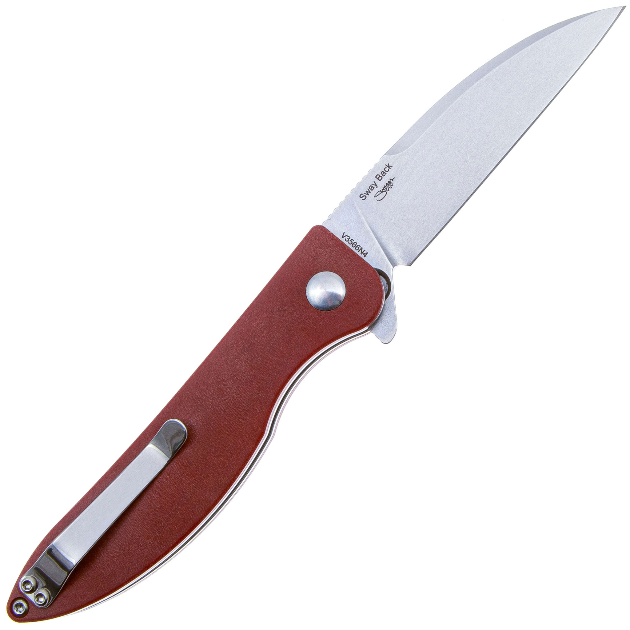 Складной нож Kizer Swayback, сталь N690, рукоять микарта - фото 2